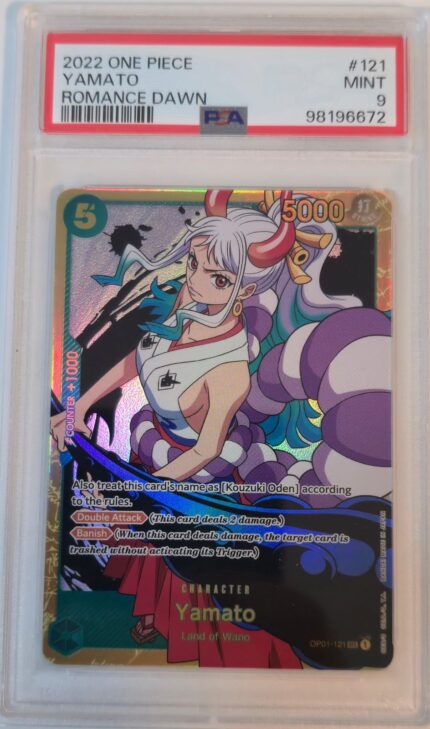 2022 ONE PIECE ROMANCE DAWN #121 YAMATO PSA 9