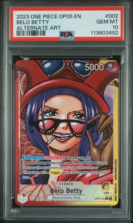OP05 ALTERNATE ART BELO BETTY PSA 10 English
