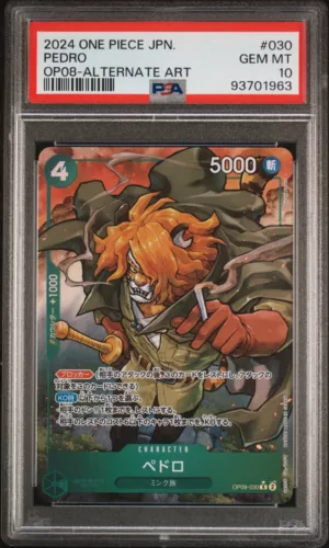 2024 OP08-030 ALTERNATE ART PEDRO PSA 10