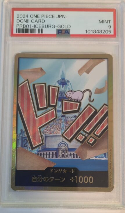 DON !! Card [Gold] (Iceburg) The Best PRB-01 Japanese PSA 9